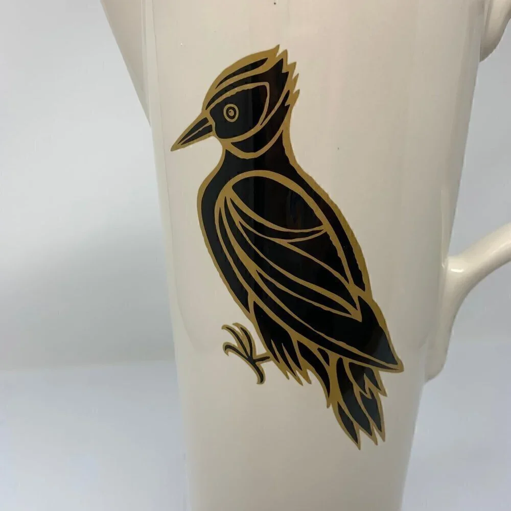 Patch NYC Woodpecker Beverage Pitcher & Vintage Bamboo Cocktail Mixing Spoon